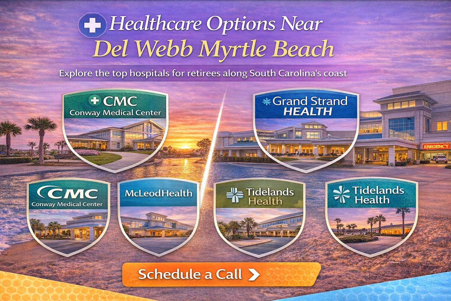 Healthcare Options Near Del Webb Myrtle Beach