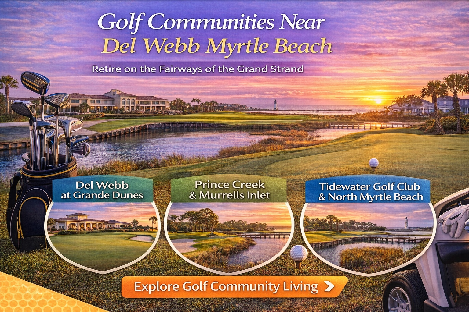 Select Golf Communities Near Del Webb Myrtle Beach Golf Communities Near Del Webb Myrtle Beach